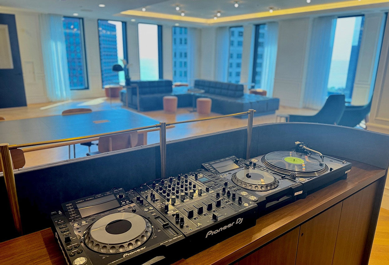 The Room DJ Set Area