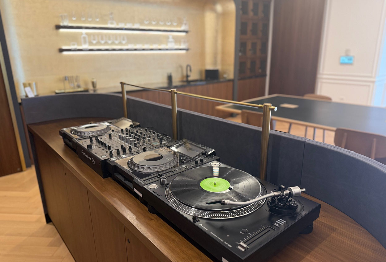 The Room DJ Set Area